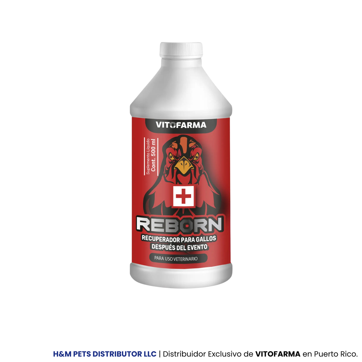 Reborn 60 ML: Recuperador de heridas para gallos