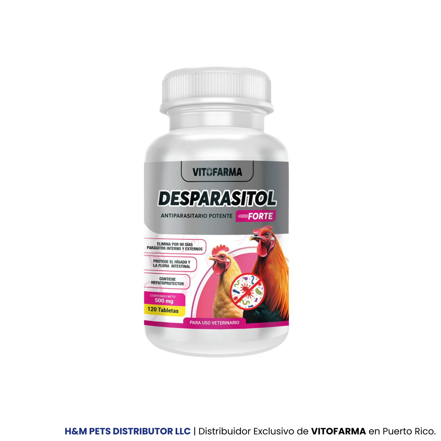 Desparasitol Forte para gallos
