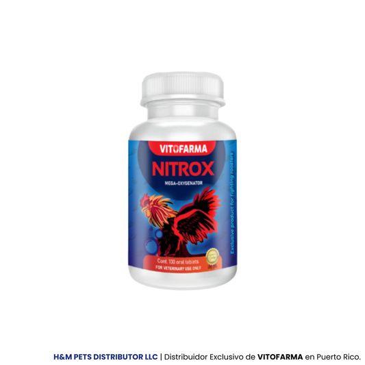 Nitrox 100 Tabletas Oxigenador para Gallos