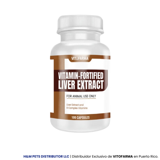 Extracto de Hígado Fortificado con Vitaminas – 100 Cápsulas