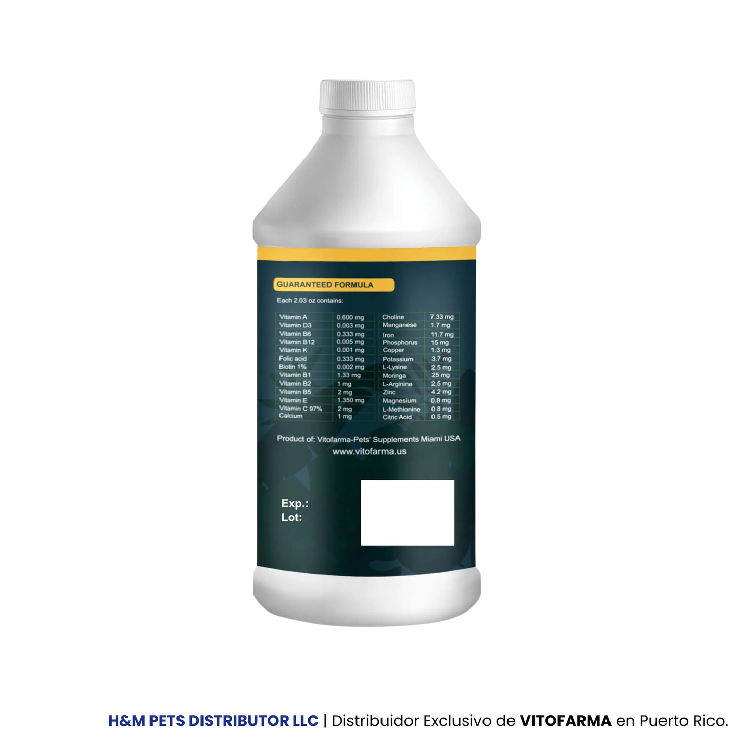 Multivitamínico completo para pájaros 500 ML