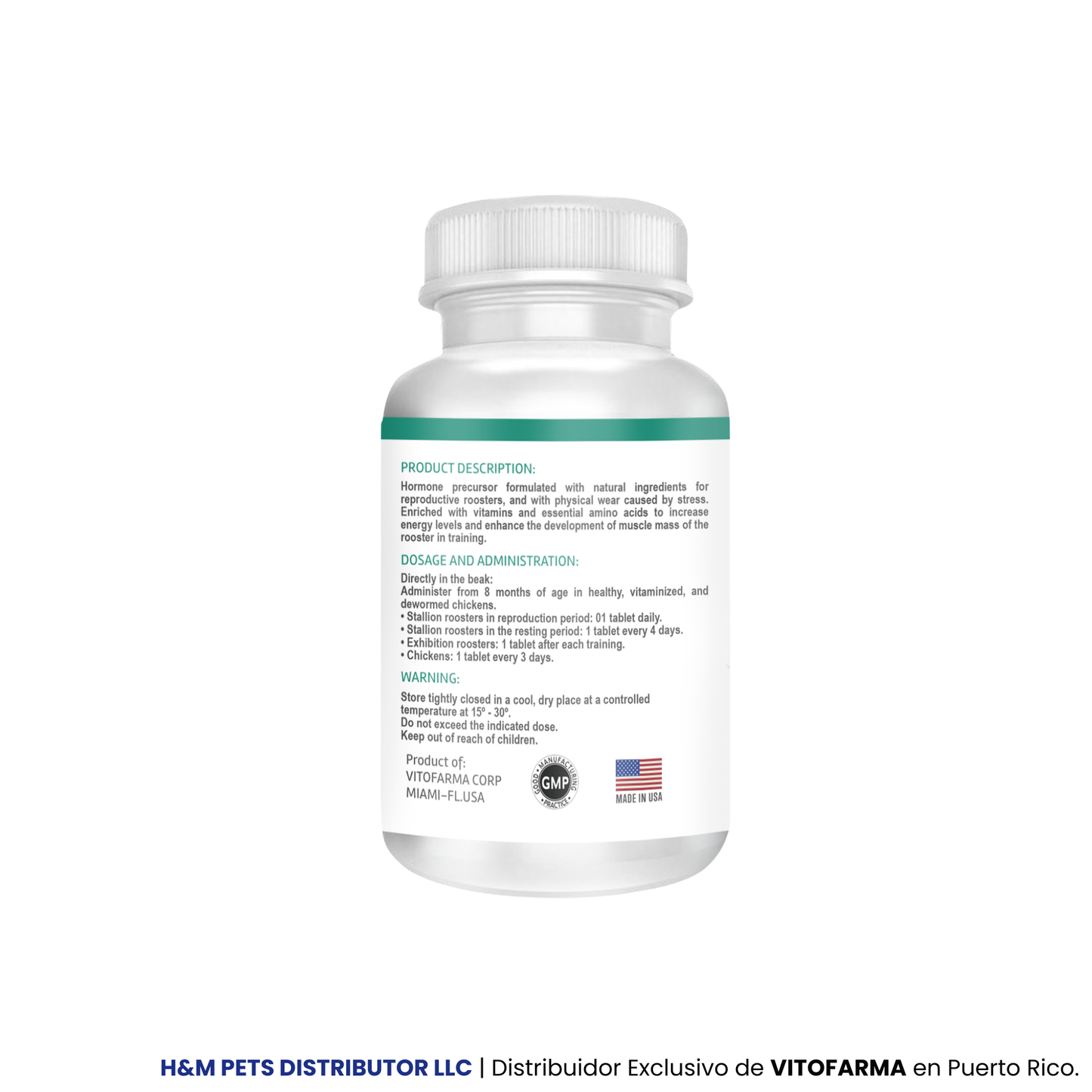 Testo Powerful Precursor Hormonal para Gallos