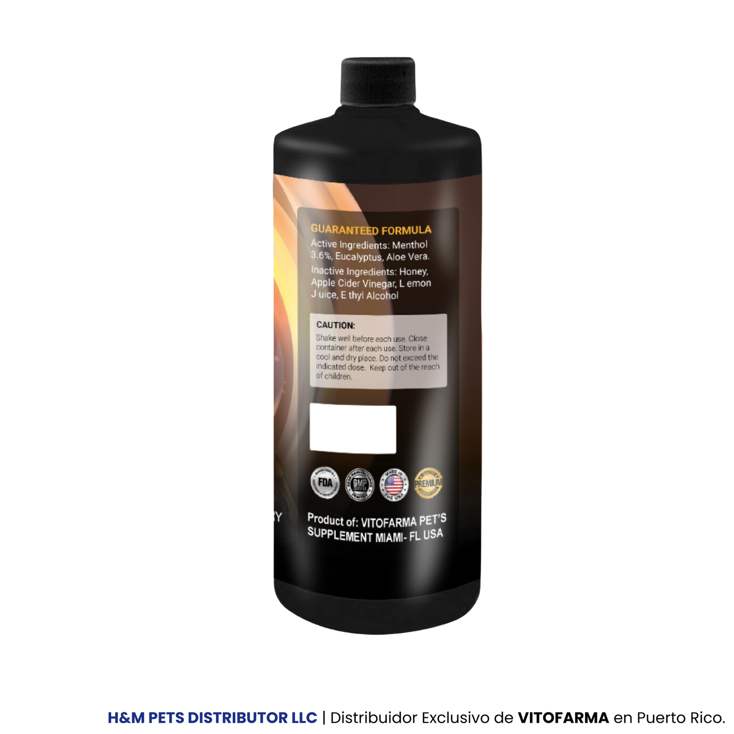 Producto natural para aliviar la tos en caballos – Full Air Horse / 500 ML