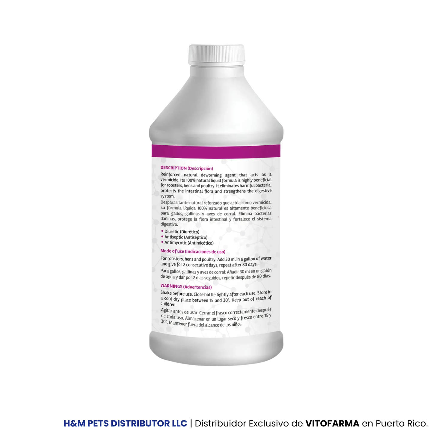 Desparasitante natural para gallos – Depurox forte 500 ML