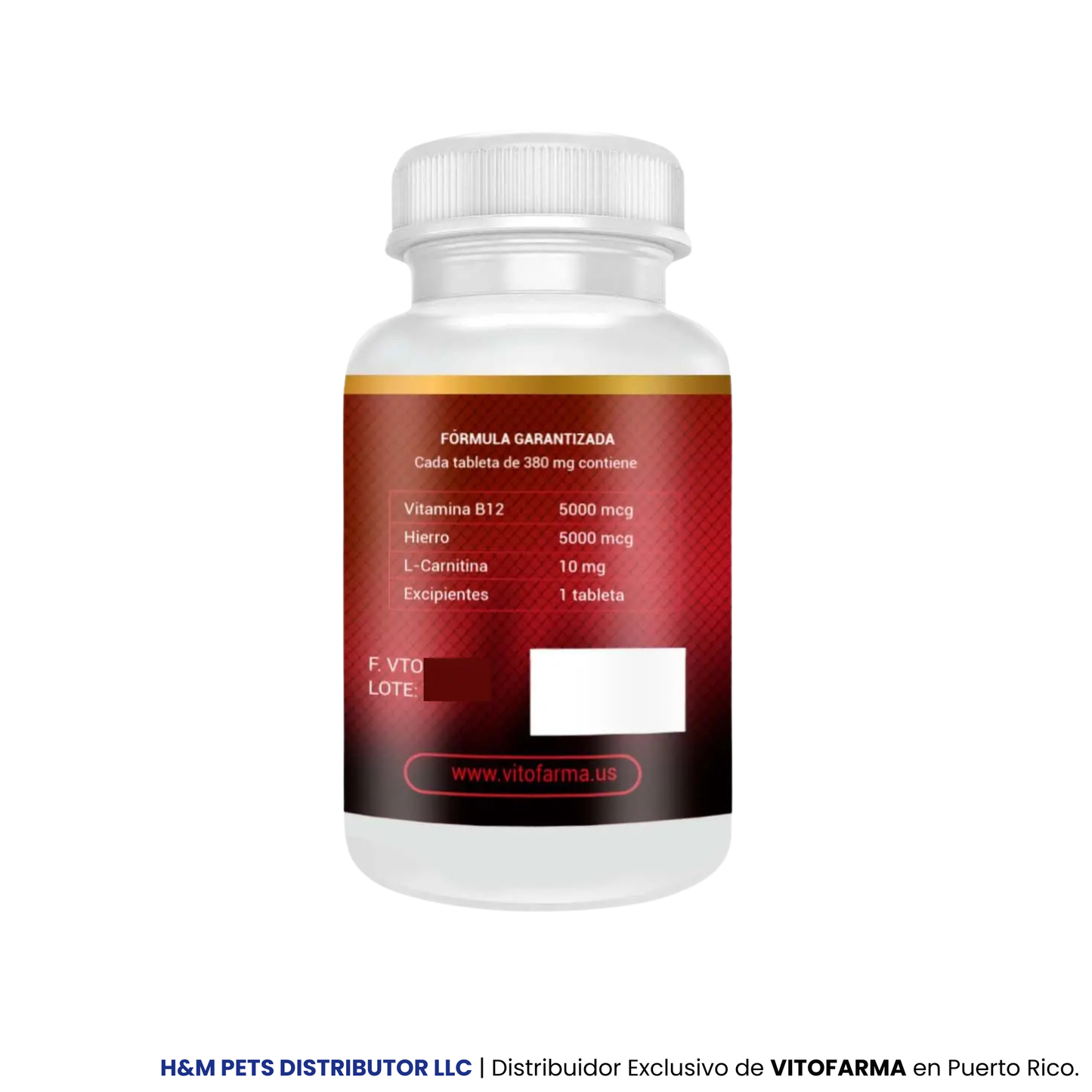 B12 5500 para gallos – Super Vitamina B12 100 tabletas