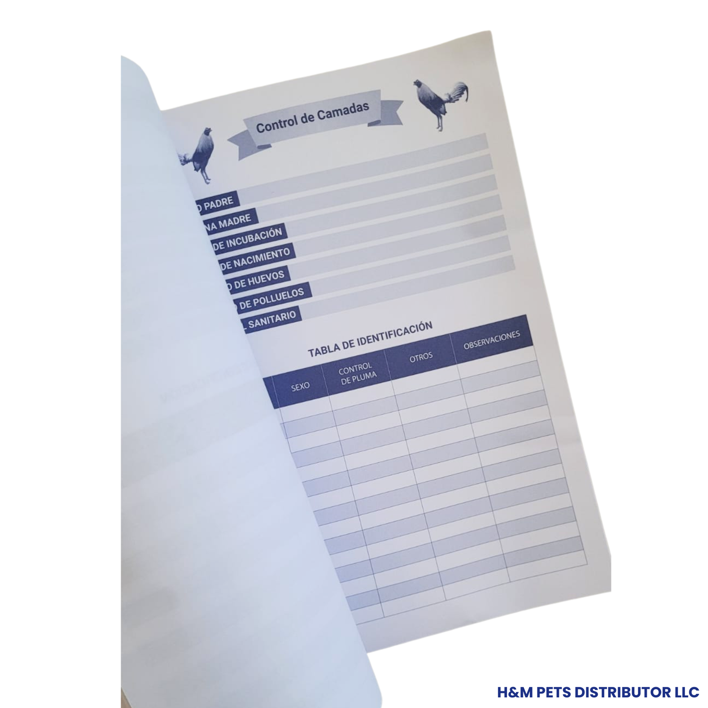 Libro de Encaste para Palomas, Pollos, Gallinas y Gallos Finos